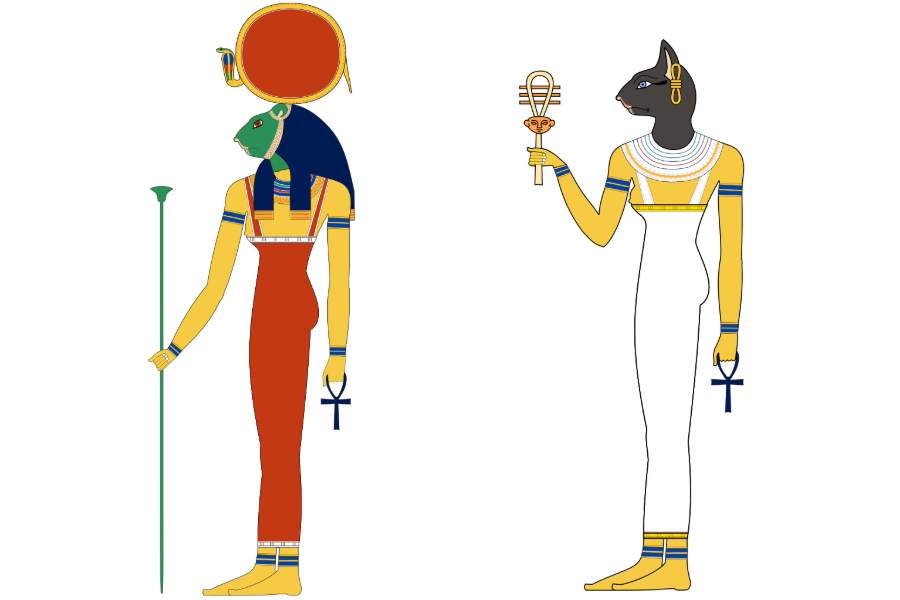 Sekhmet and Bastet