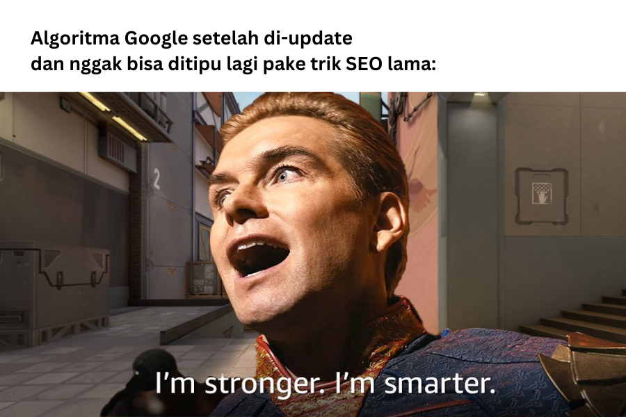 ilustrasi algoritma google pada SEO dulu vs SEO sekarang