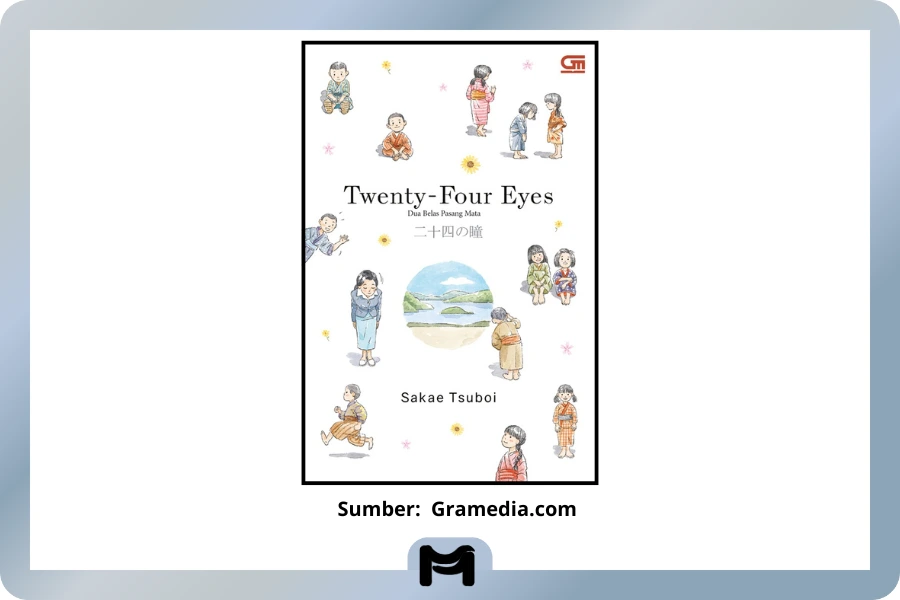 Cover Novel Twenty-four Eyes Karya Sakae