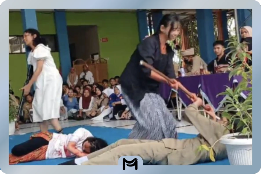 peringatan 17 agustus di smpn 46 surabaya