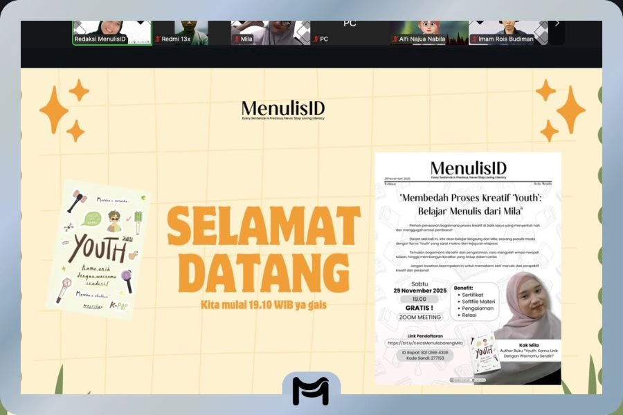 Webinar Proses Kreatif Bersama Mila